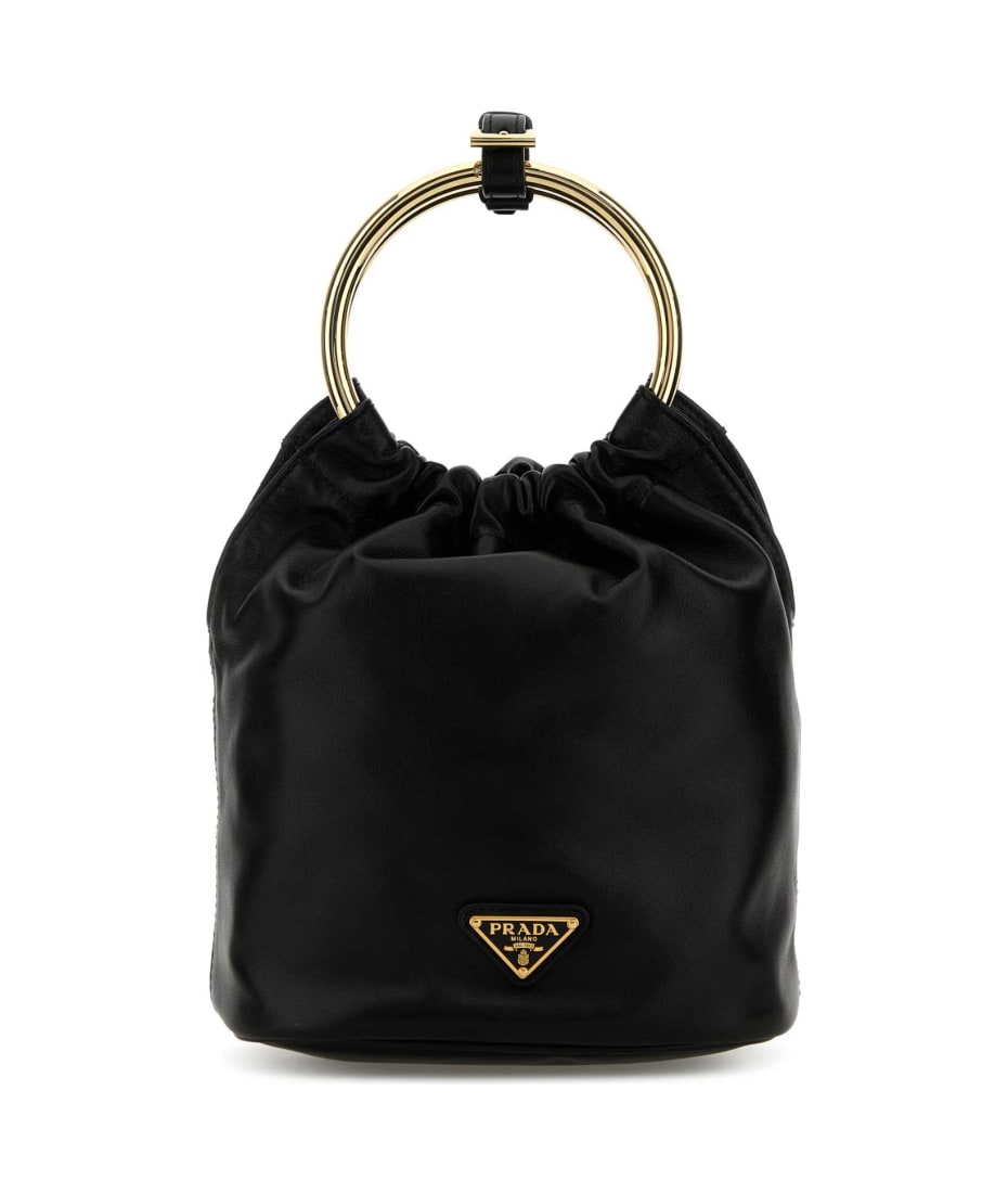 バッグ・カバンその他 Prada Black Nappa leather mini bucket bag バッグ・カバンその他 Prada Black Nappa leather mini bucket