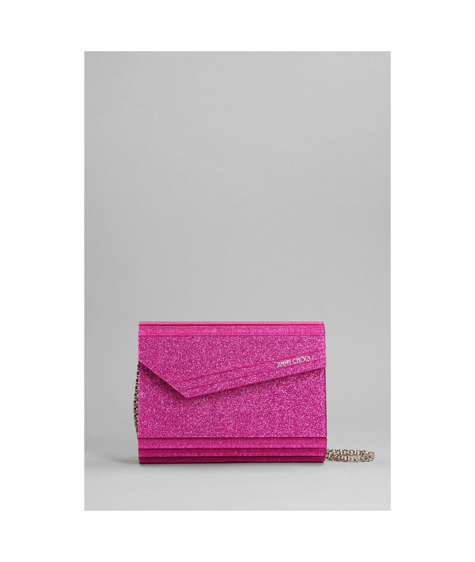 Jimmy Choo Candy Clutch In Fuxia Acrylic | italist