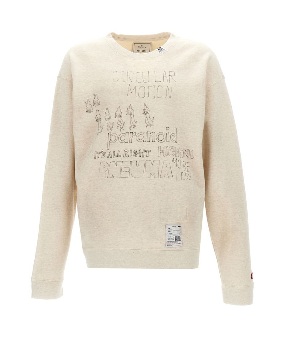 MIHARA YASUHIRO｜SWEATSHIRTS (I13PO522 WHITE) Maison MIHARA YASUHIRO ONLINE STORE（メゾンミハラヤスヒロ