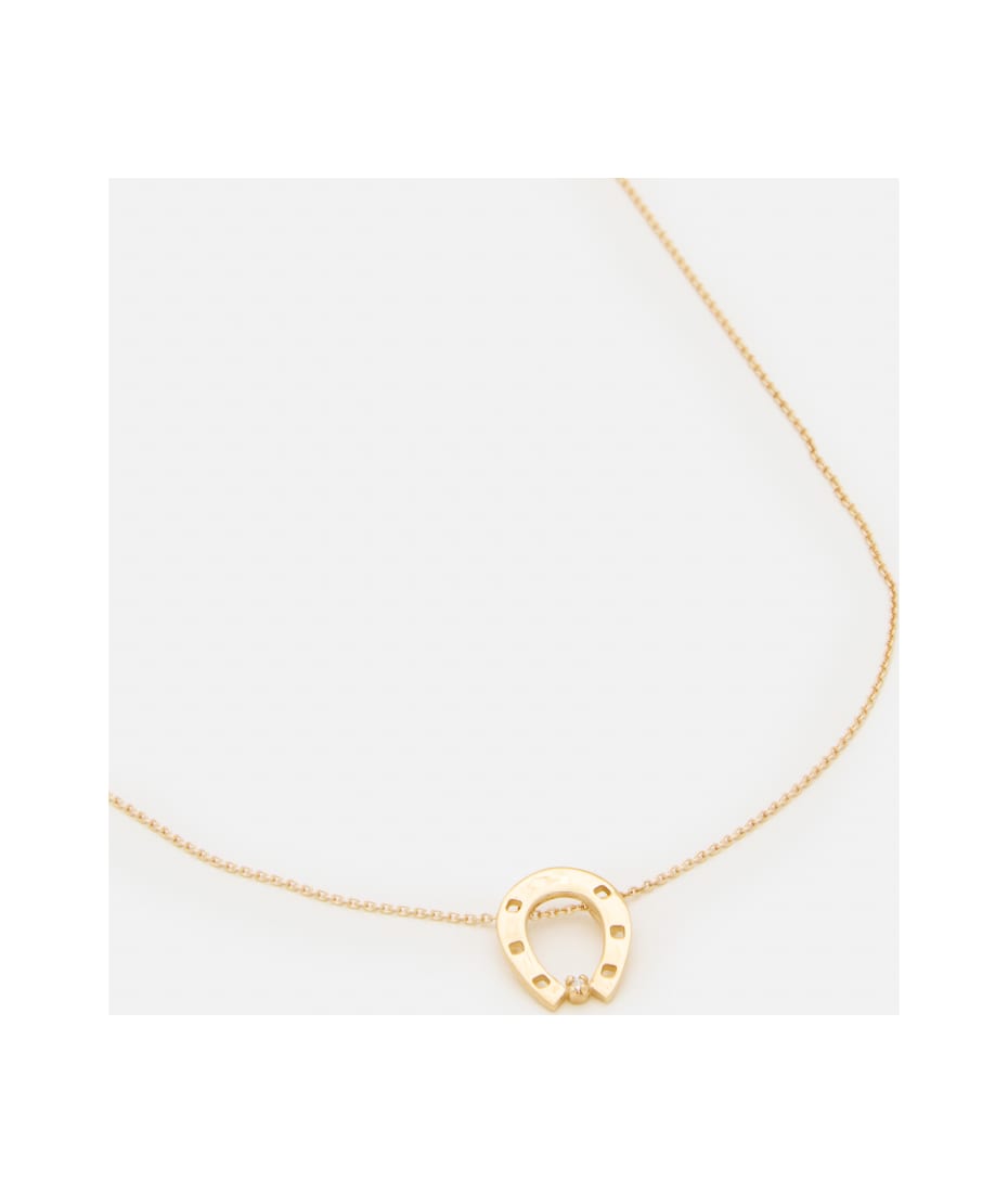 送料関税込☆【ALIITA】9K Necklace with Diamond Horseshoe Diamond Horseshoe Necklace Yellow Gold – Chan Luu