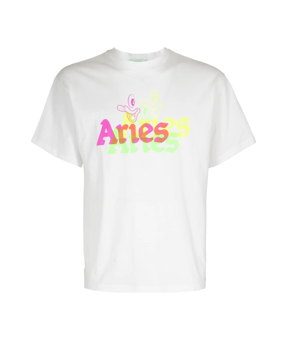 ★ARIES★ Palm SS Short Sleeve T-Shirt Frost STAR60004FRST Aries Palm Ss Tee | italist