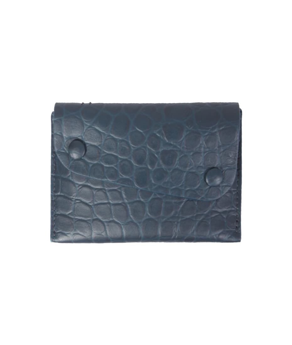 カードケース・名刺入れ IL BISONTE FW21 EUROPE CARD HOLDER (SCC064_PI0009BL229G) イルビゾンテ Il Bisonte 名刺入れ カードケース C0854