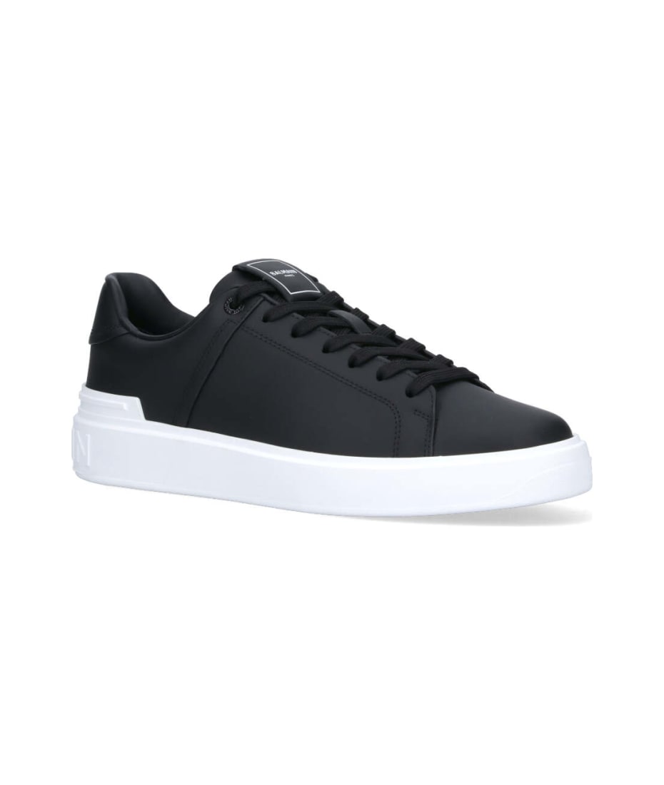 Balmain B-court Leather Sneakers | italist