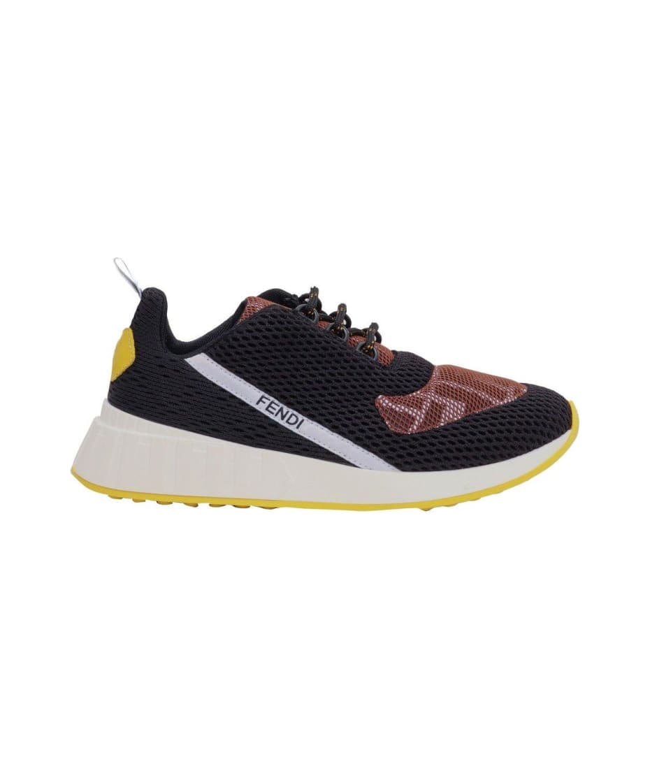 Fendi runway mesh on sale ff trainer sneakers