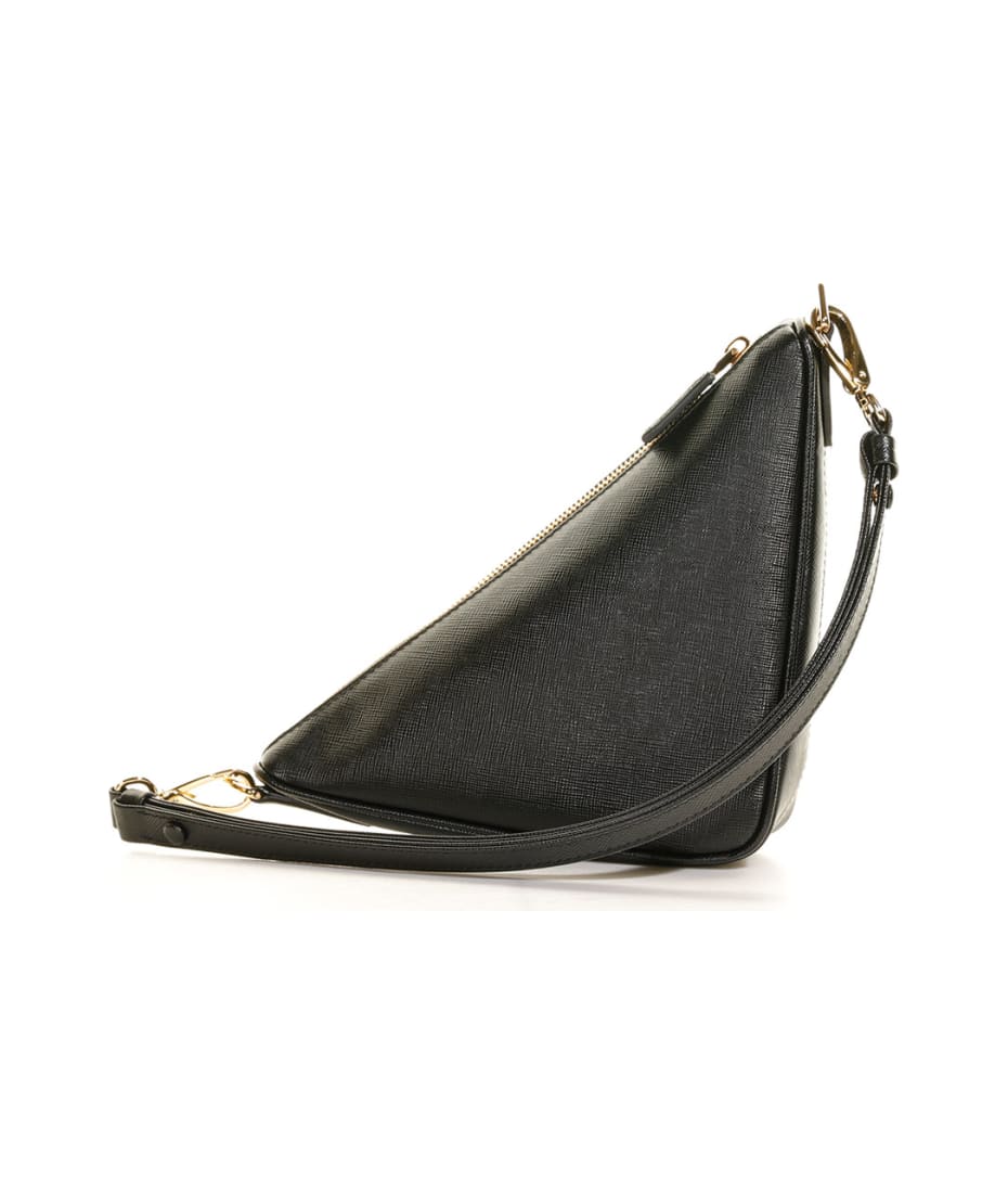 【セール】プラダ☆トライアングル レザーミニバッグ1BC543 2BYA PRADA プラダ 1BC543 トライアングル レザー 2way チェーン ミニ
