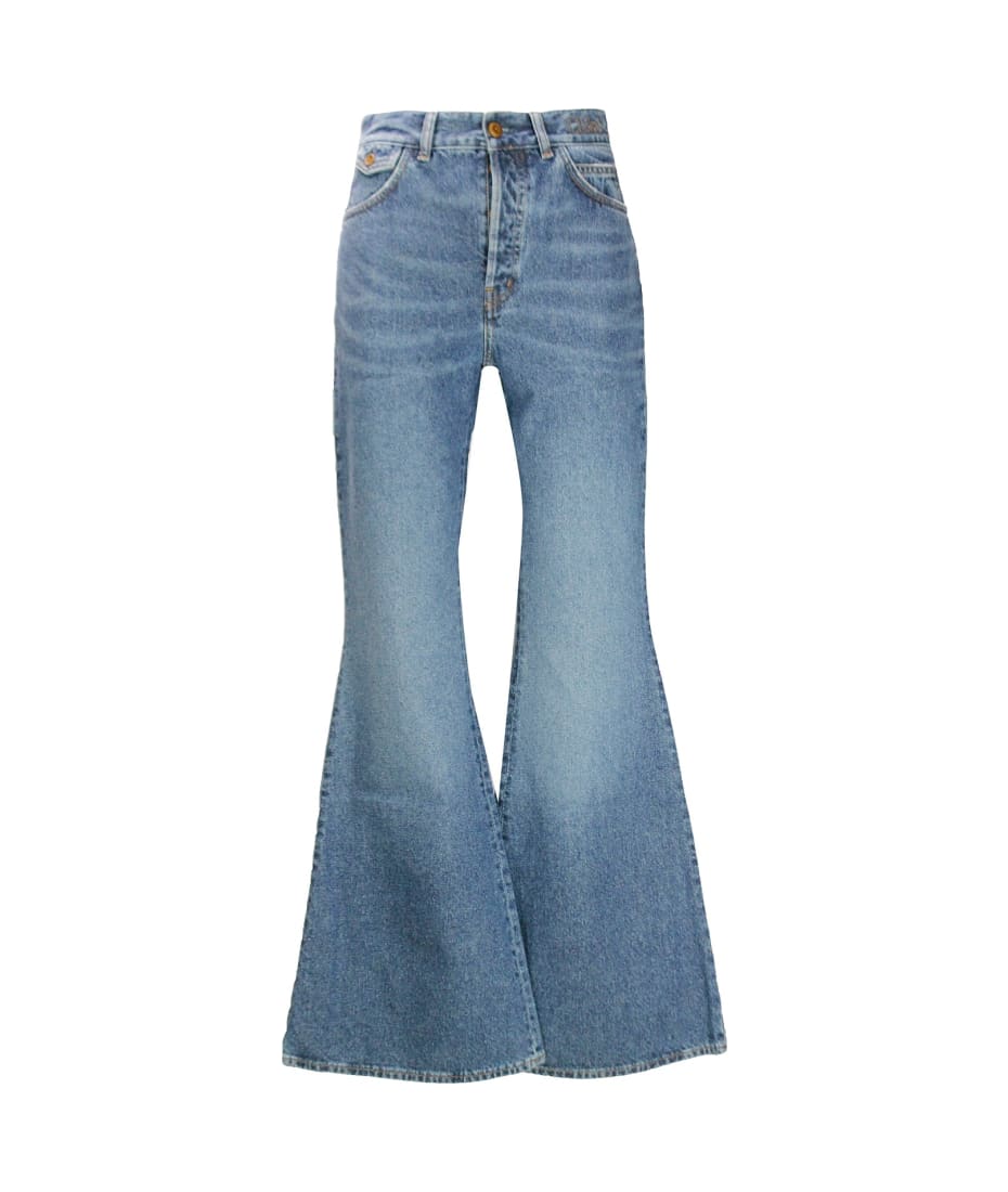 Chloé Wide Leg Denim Jeans | italist