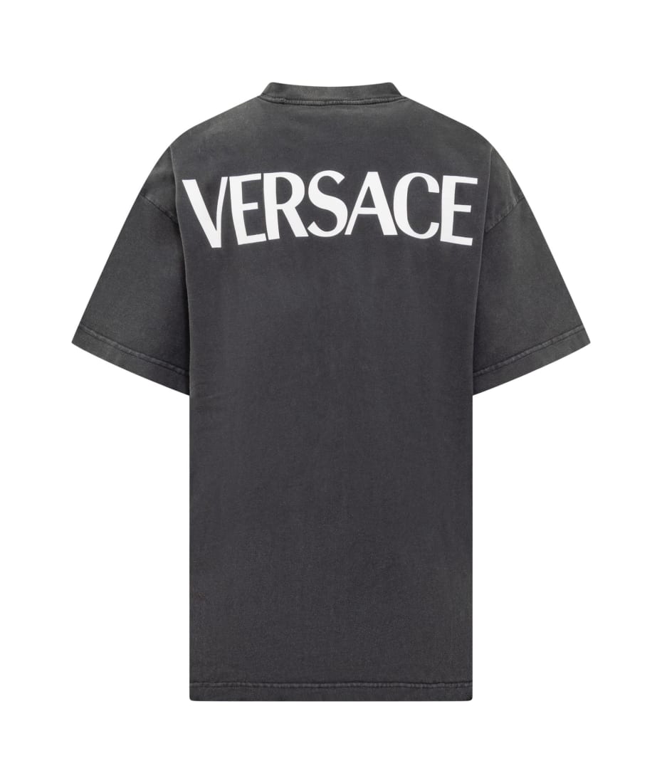 Tシャツ・カットソー Versace Goddess T-Shirt Goddess Black T-Shirt - Versace - Women | WE IN STYLE