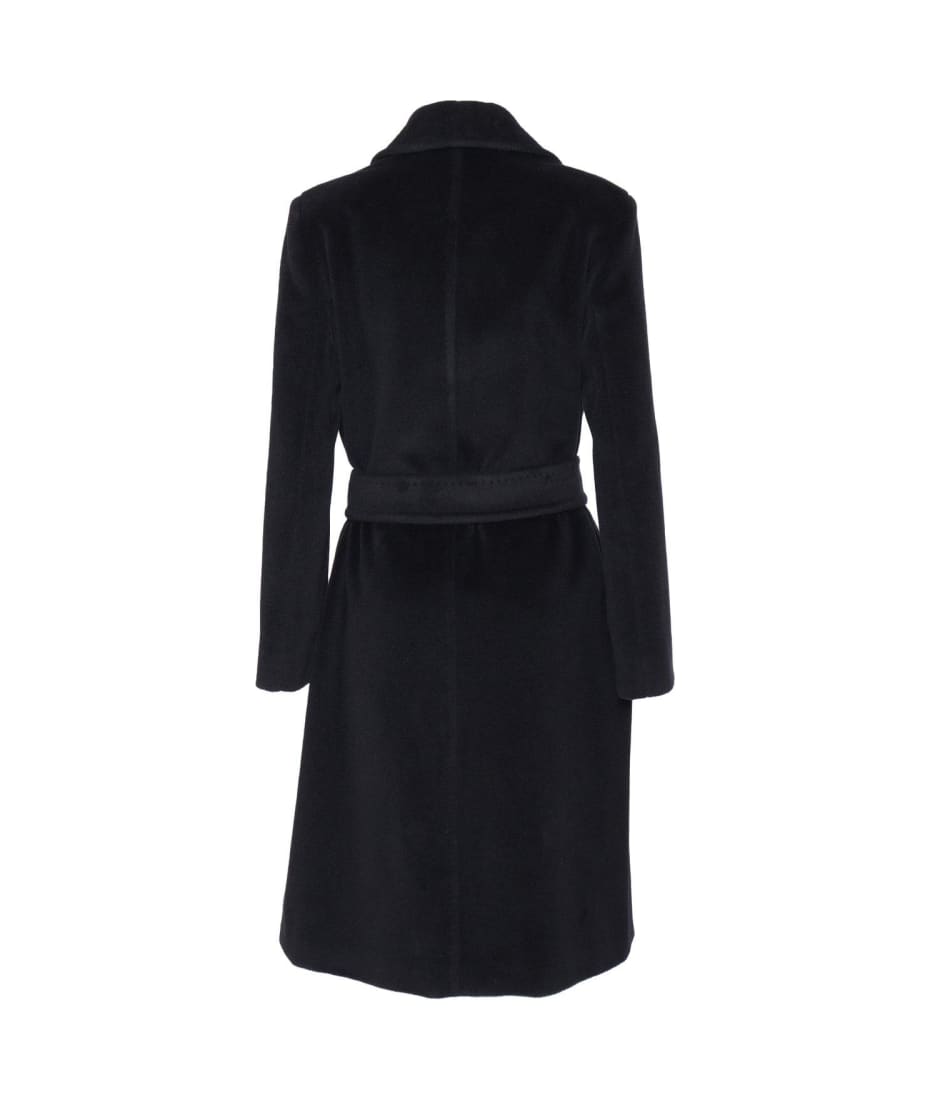 【送料&関税込】Max Mara Studio Asti Coat Max Mara Studio - Asti virgin wool coat black - The Corner