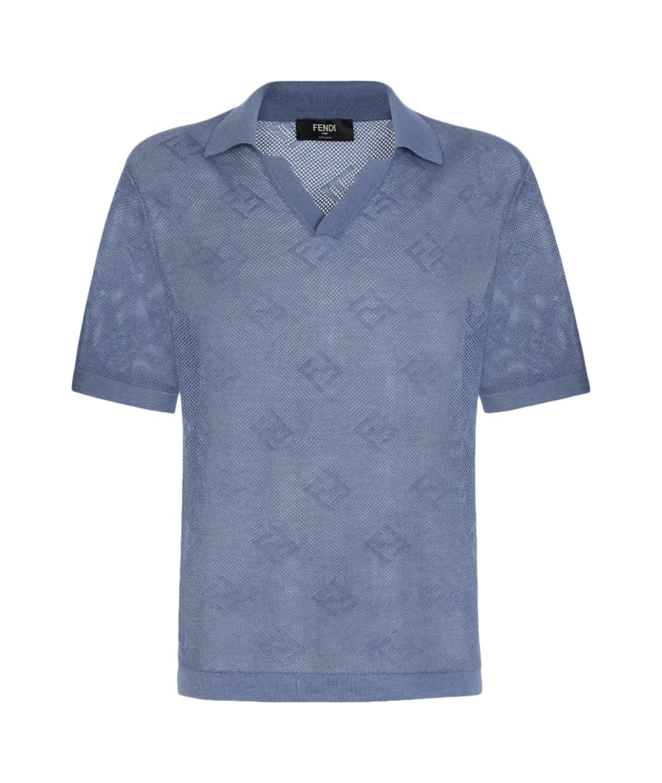 Fendi Polo Knit Ff Net | italist