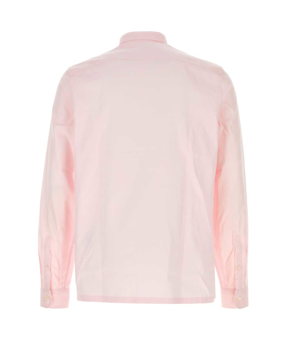 Tシャツ・カットソー PRADA FW25 Pastel pink poplin shirt (P401IRSOOO1XV2 F0442) Prada Pink Poplin Shirt | italist