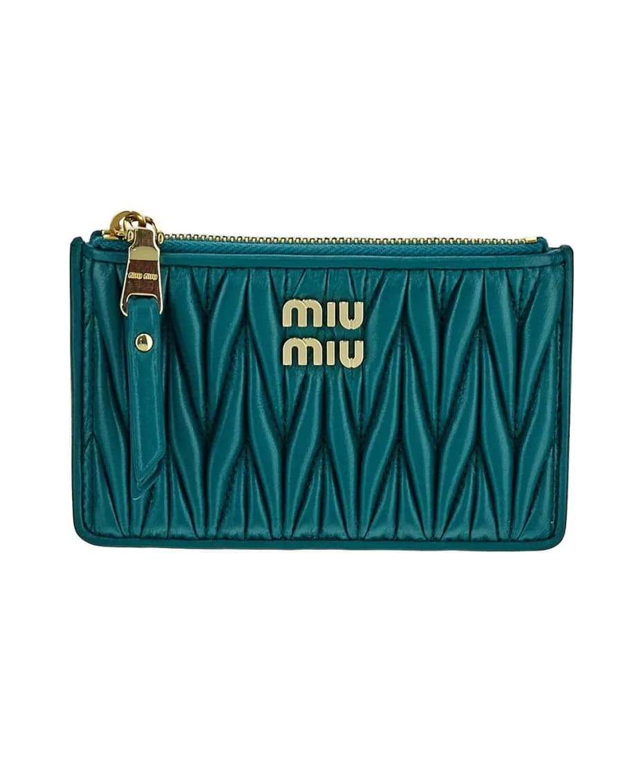 Miu Miu Matelassé Nappa Leather Envelope Wallet | italist