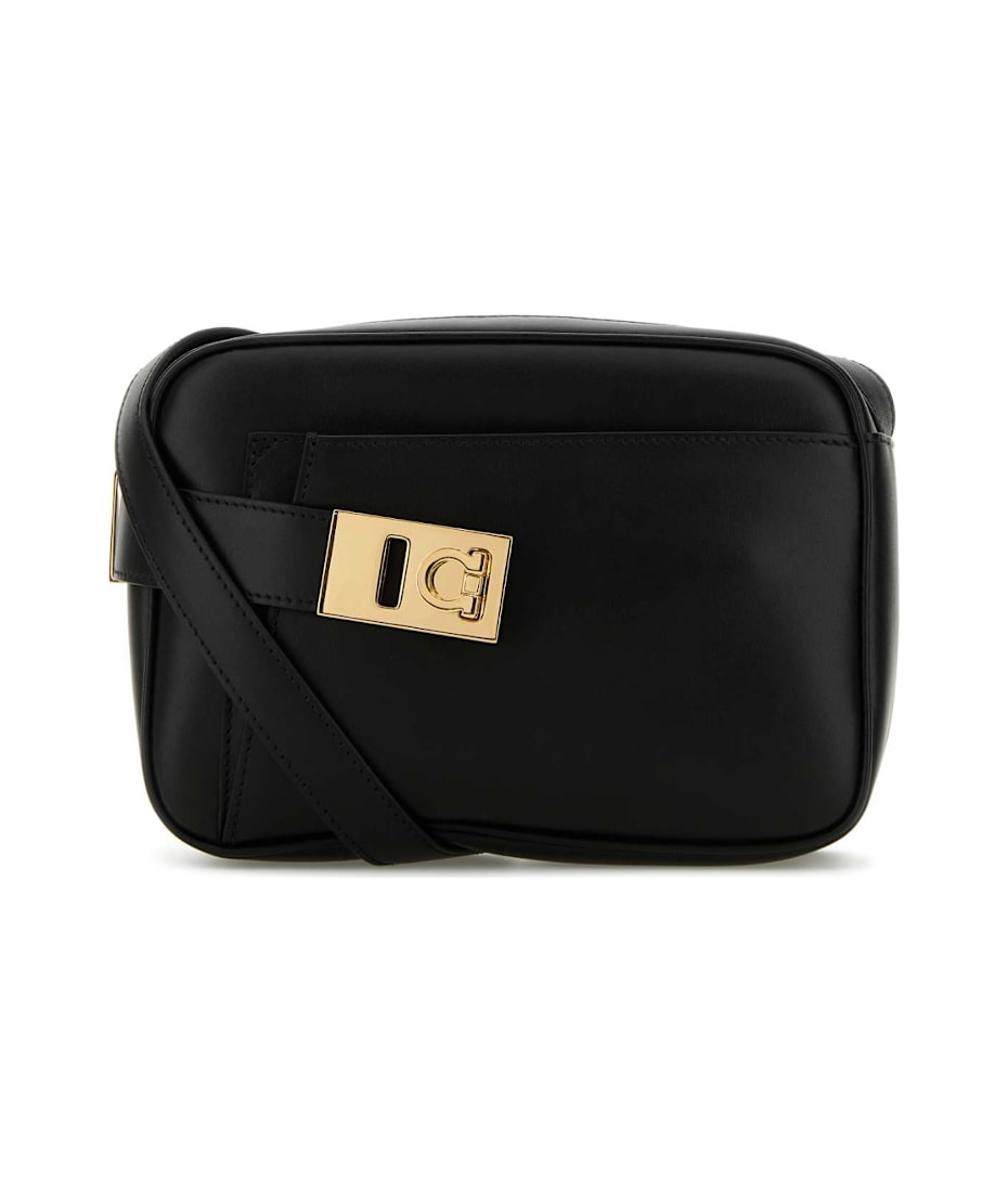 00’s archive leather shoulder bag BLACK MIU MIU Archive Handbag One Shoulder Bag Leather Black 00s F