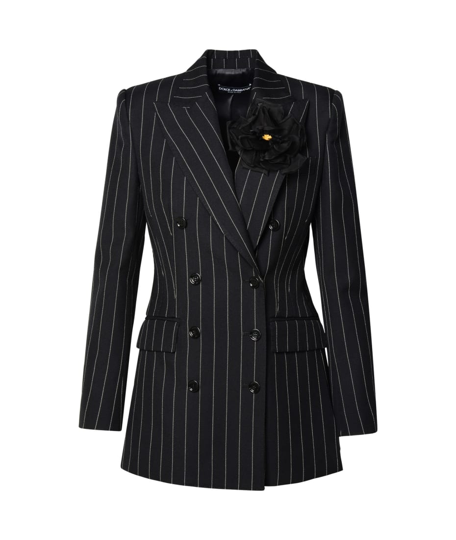 【送料&関税込】Dolce & Gabbana Black Virgin Wool Blazer Dolce & Gabbana Black Virgin Wool Blazer | italist