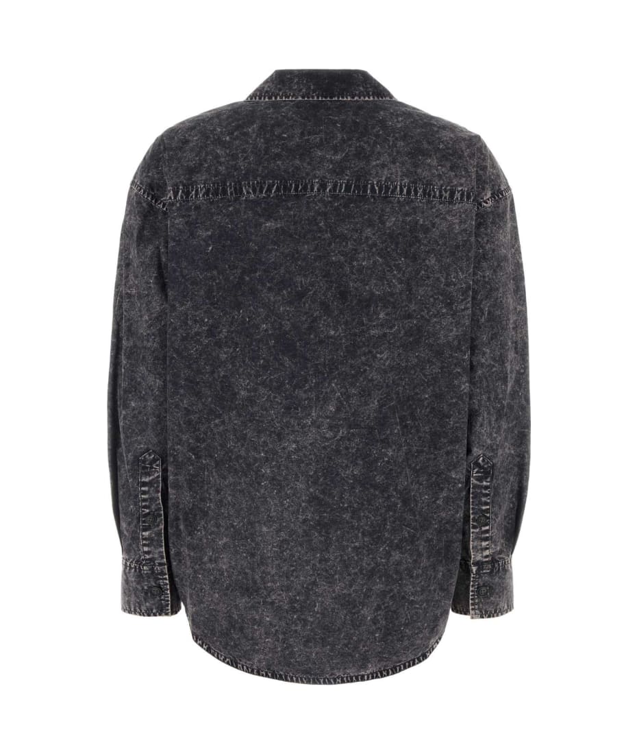 Tシャツ・カットソー T BY ALEXANDER WANG Black Cotton Oversize Shirt Alexander Wang T-Shirt - XL