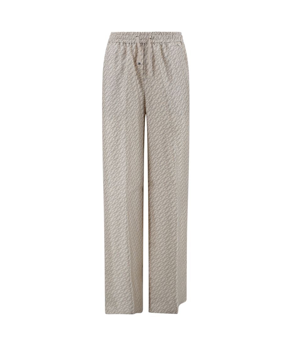 【送料&関税込】Herno Trousers With Hanging Hook Print Herno Hanging Hook-print Trousers | Neutrals | FARFETCH SG