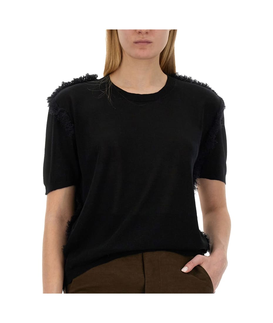 Uma Wang Cotton T-shirt - BLACK