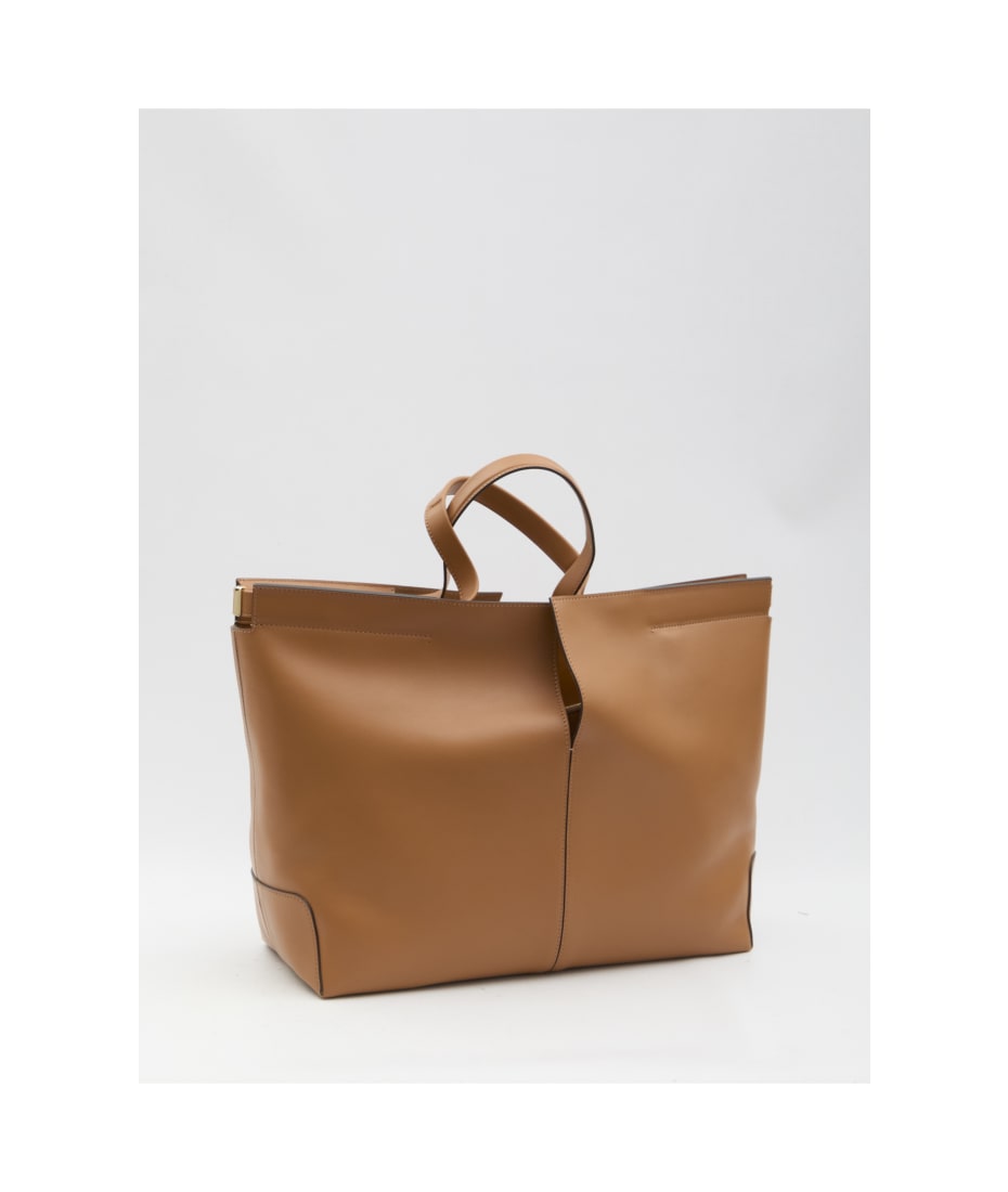 トートバッグ TOD'S 'Tod's Di Bag Folio' shopping bag TOD'S Di Bag Folio small embossed leather tote | NET-A-PORTER