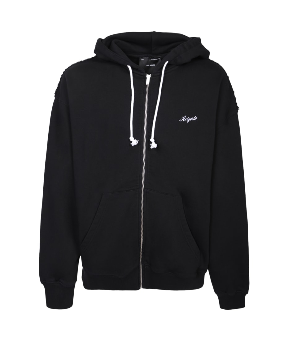 Axel Arigato Embroidered logo Zip Fastening Hoodie italist