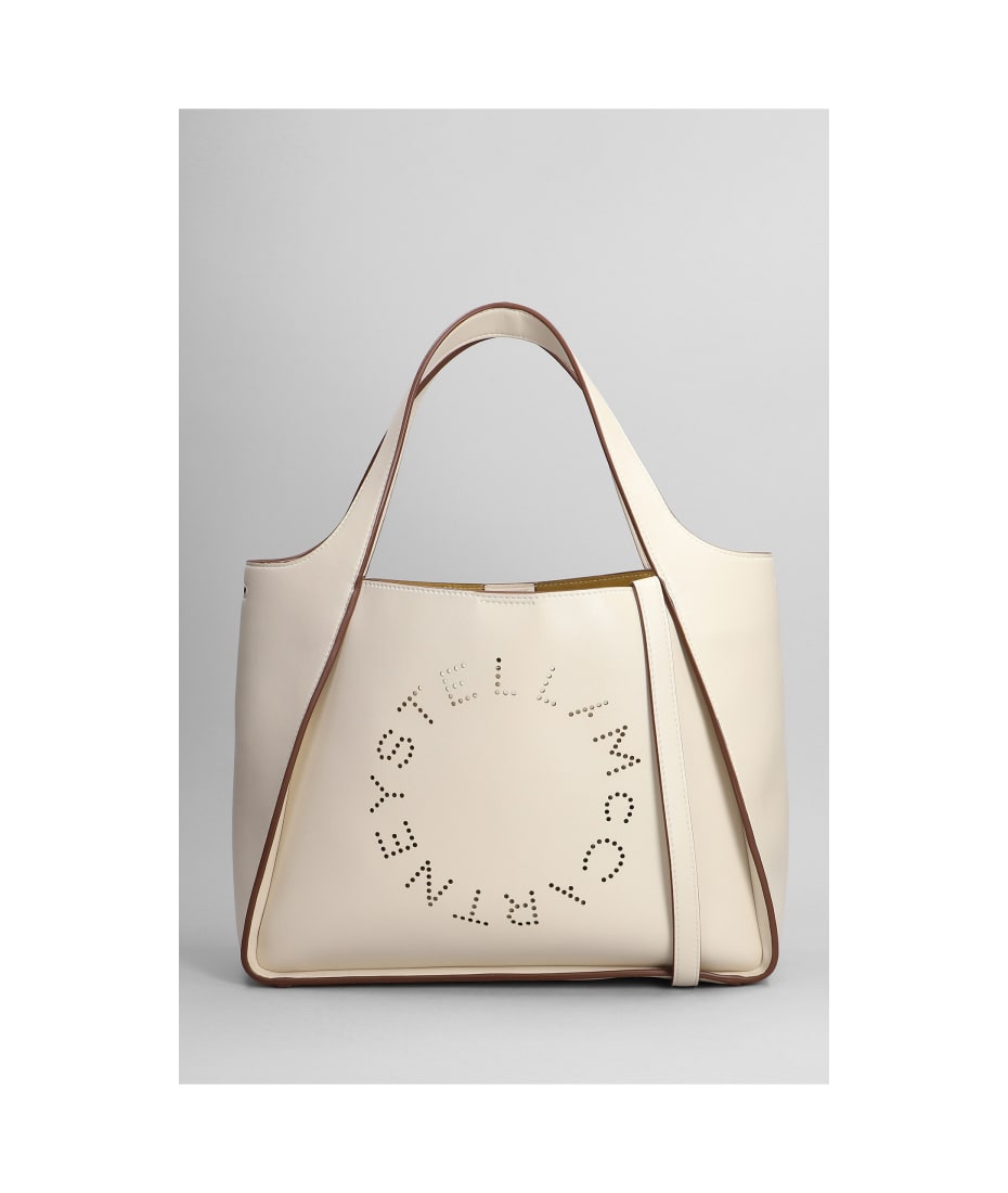 STELLA MCCARTNEY: bag in synthetic leather - White