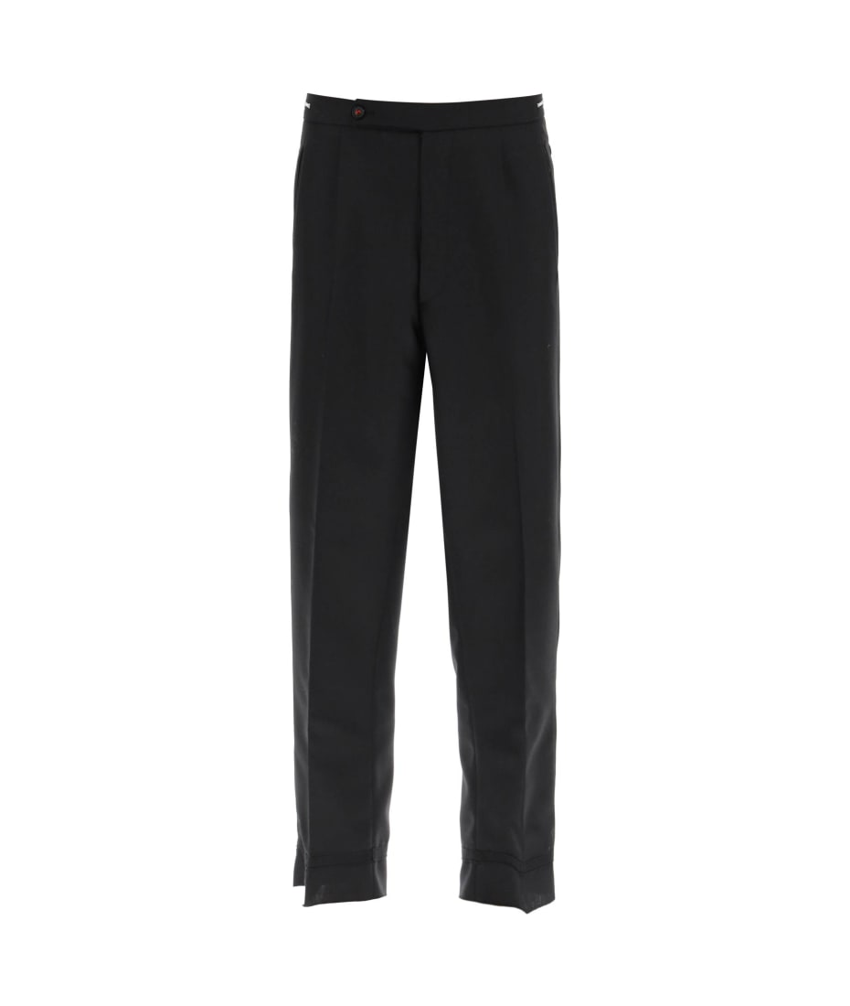 【関税&送料込み】Maison Margiela Wool And Mohair Pants Un Maison Margiela English Mohair Tailored Trousers | italist