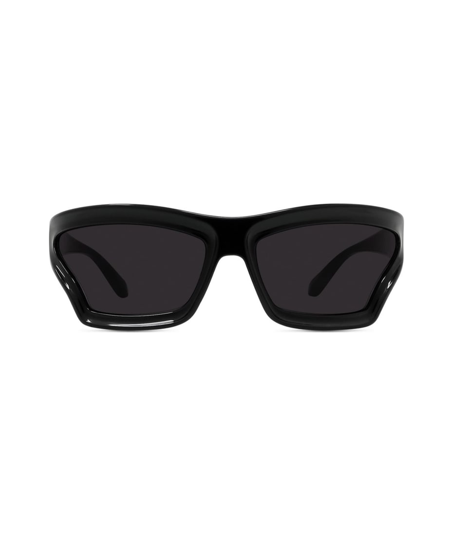 サングラス LOEWE Woman Sunglasses Black LW40143U BLACK Loewe Lw40143u - Solid Black Sunglasses | italist