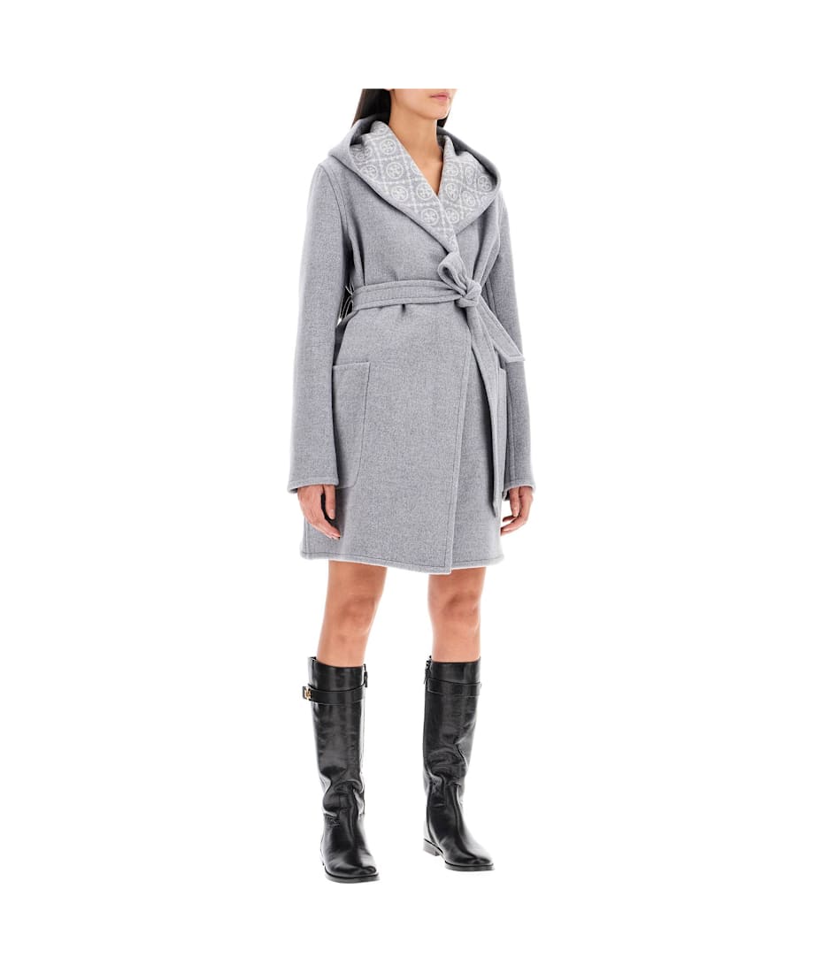 Tory Burch Wool Hooded Coat | italist