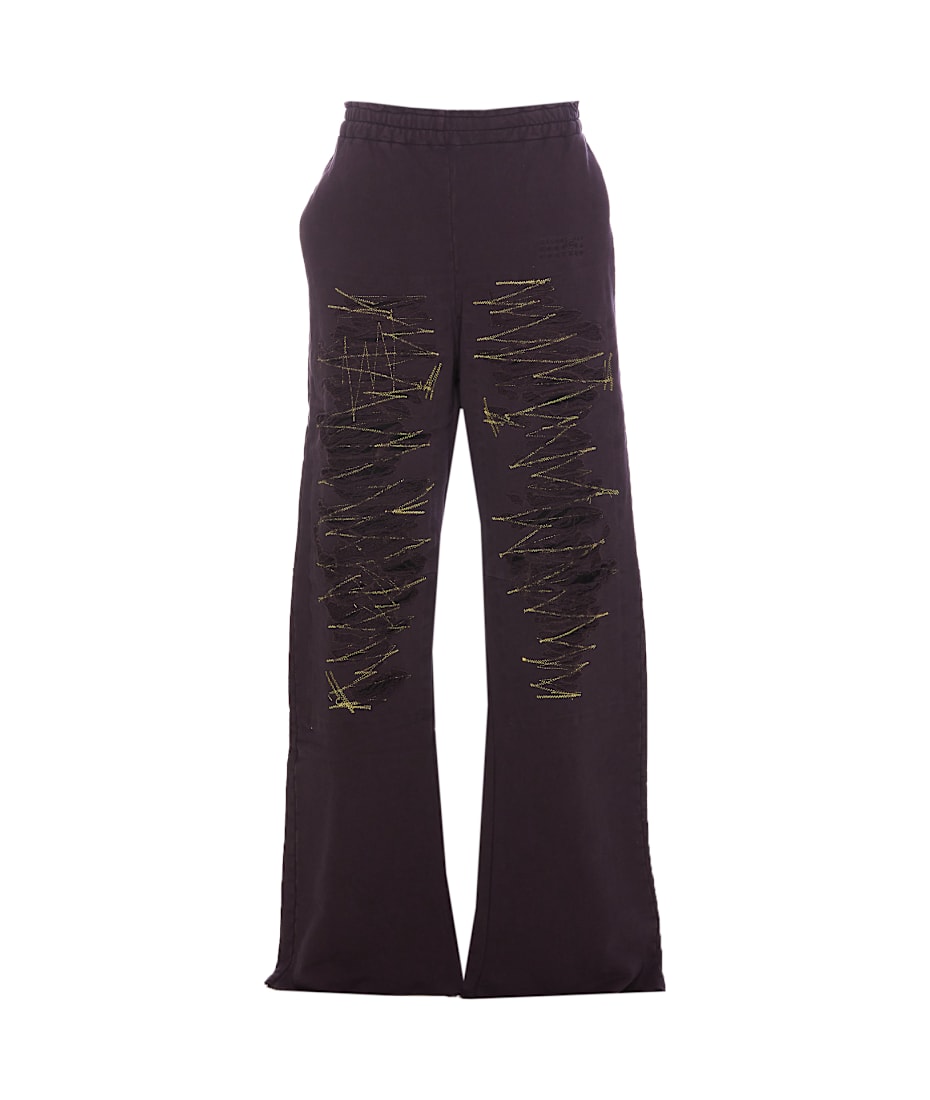 【関税&送料込】Mm6 Maison Margiela Purple Cotton Joggers 23935631_53962541_600.jpg