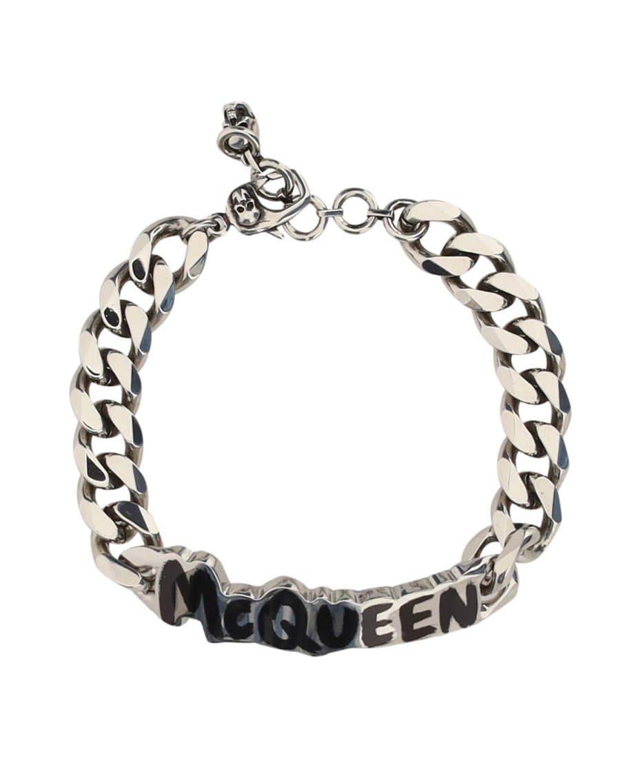Men's Skull Bracelet With Pearls by Alexander Mcqueen | Coltorti Boutique