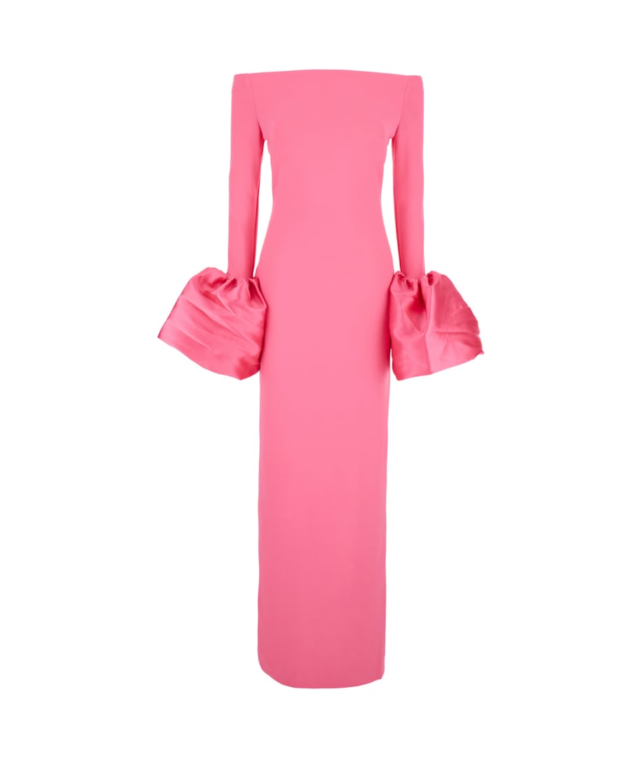 関税込【SOLACE LONDON】The Arla Maxi Dress in Soft Pink The Arla Maxi Dress in Soft Pink – Solace London