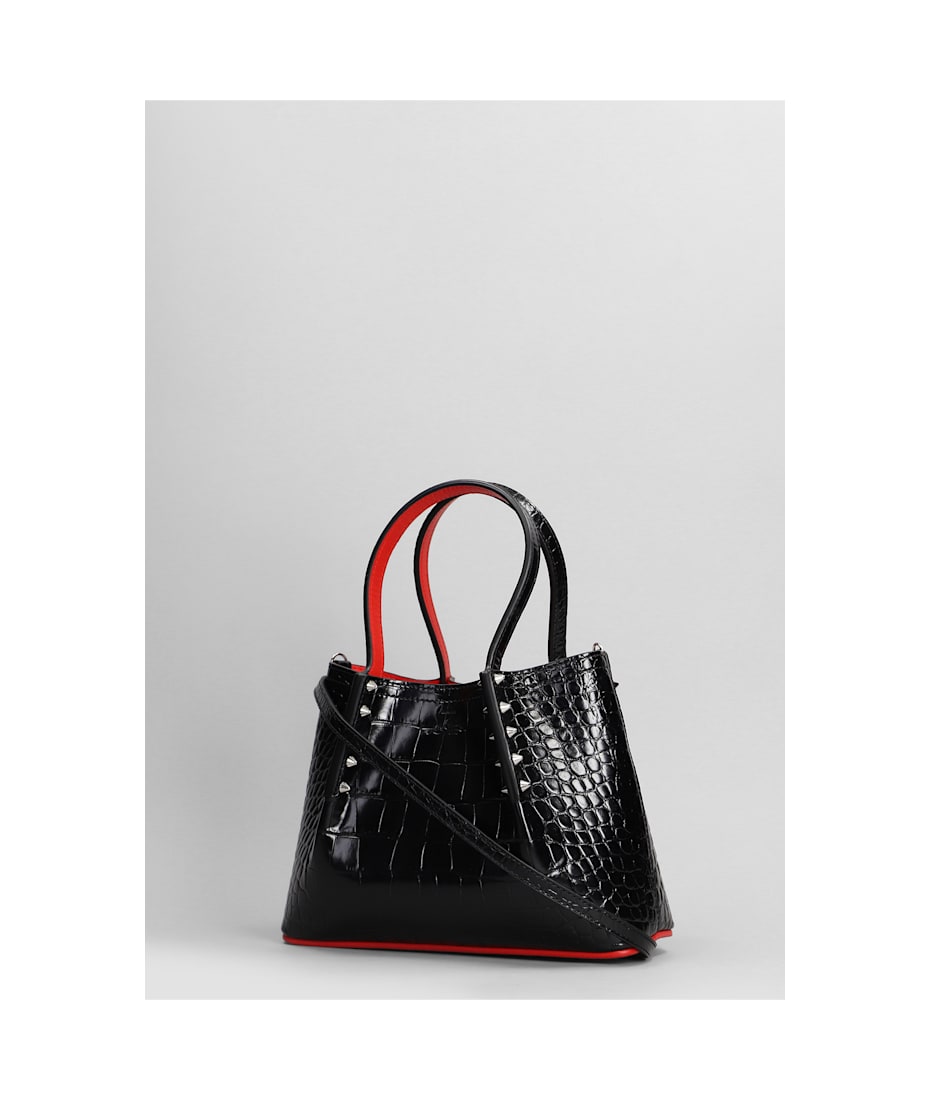Christian Louboutin Cabarock Mini Tote In Black Leather