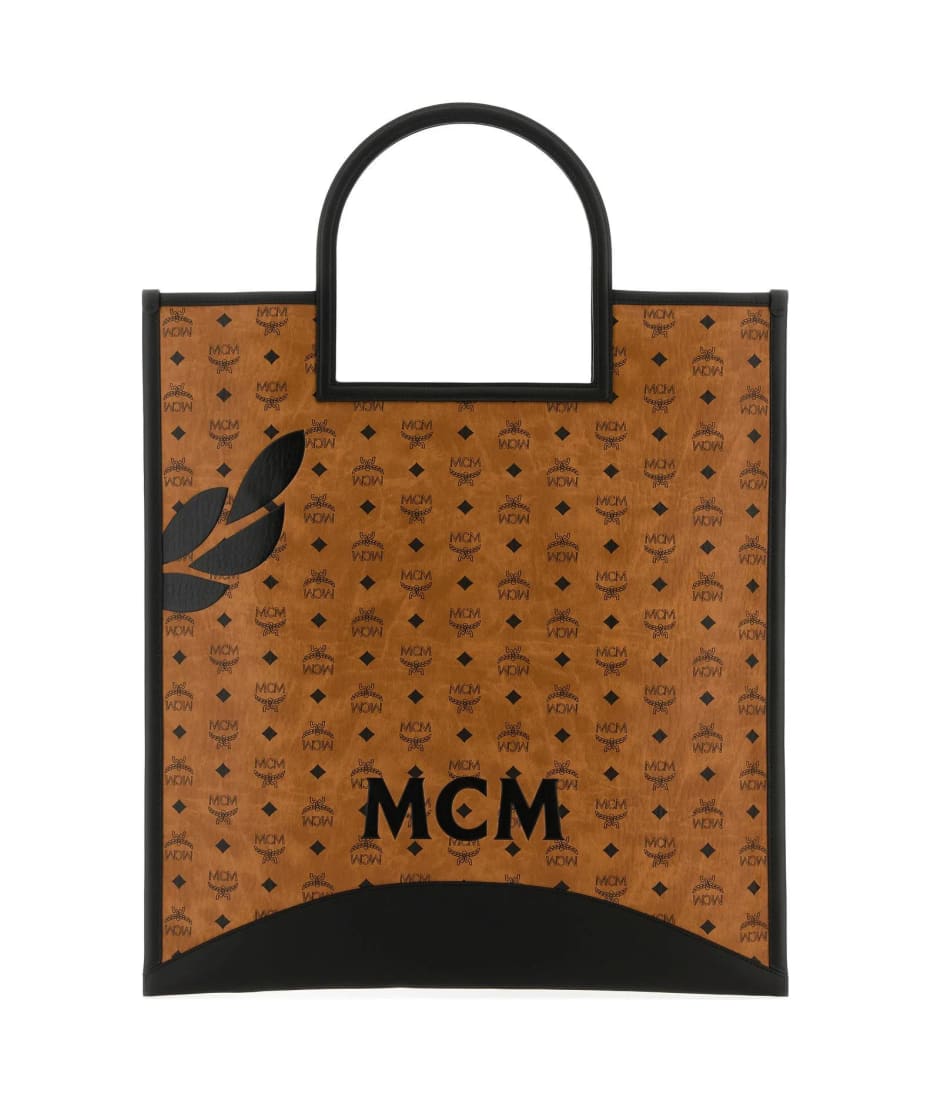 MCM Printed Canvas Xl Aren Shopping Bag | italist MCM Printed Canvas Xl Aren Shopping Bag | italist