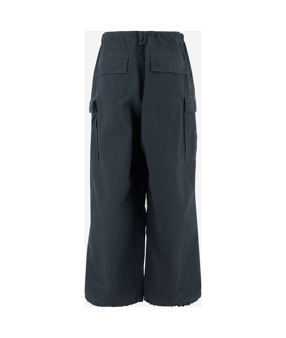 ［Balenciaga］バレンシアガ Navy Blue Cotton Cargo Pant Balenciaga Navy Blue Cotton Cargo Pant | italist