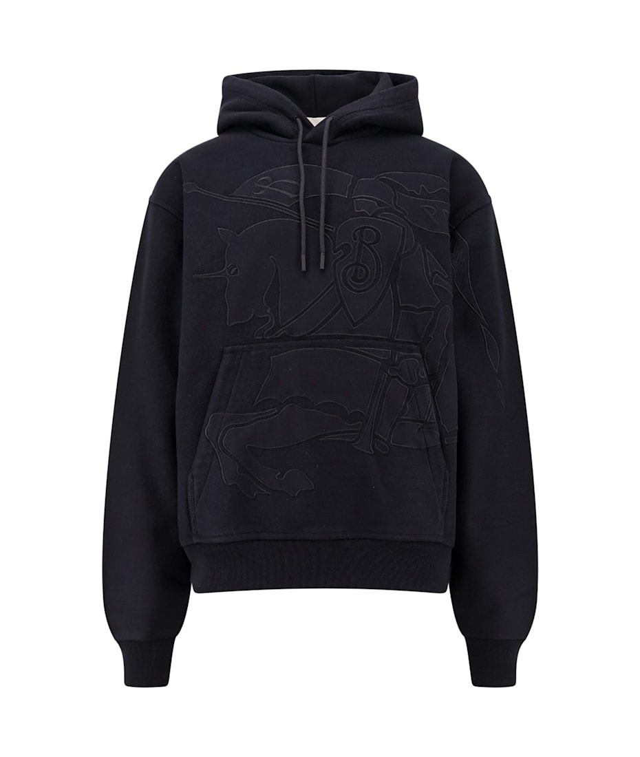 Burberry Black Cotton Sweatshirt | italist