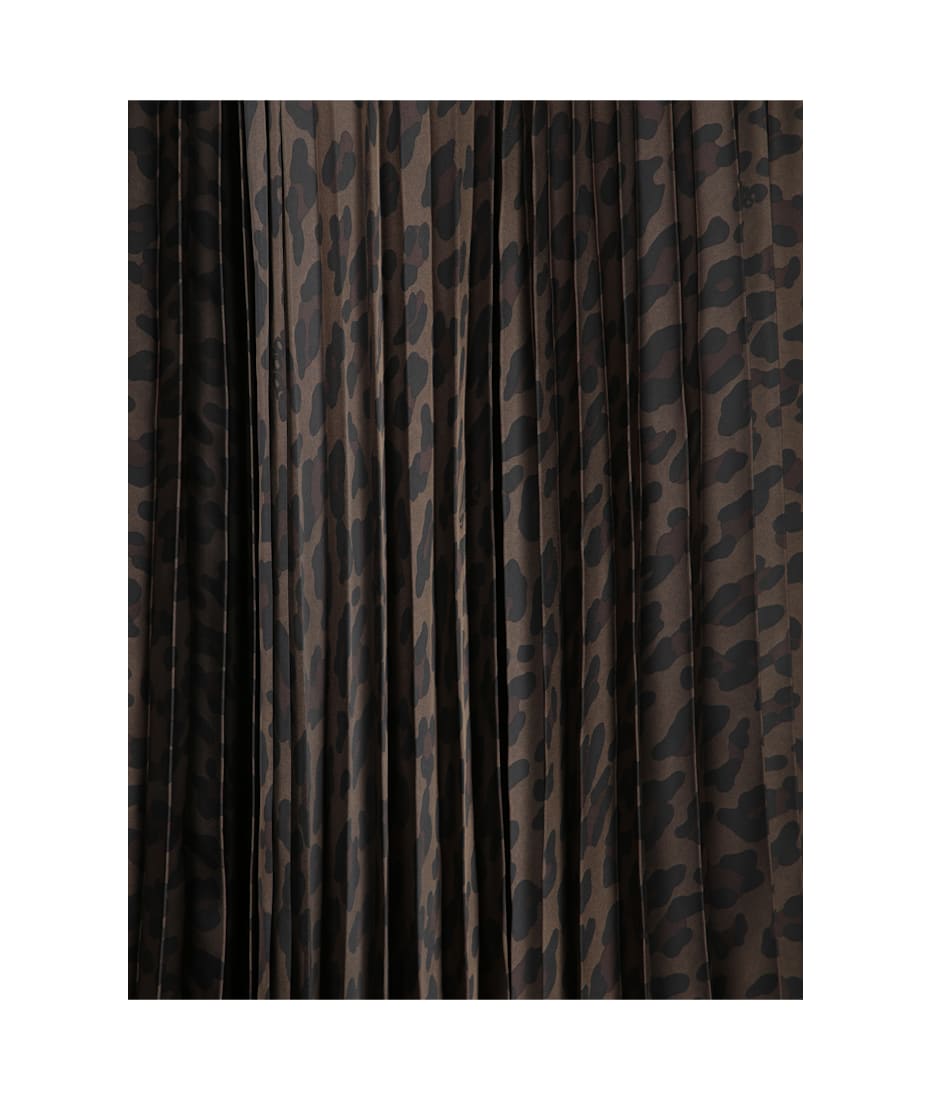 スカート sacai SS25 Leopard skirt (25 07904 051) Sacai Leopard Print Skirt | italist