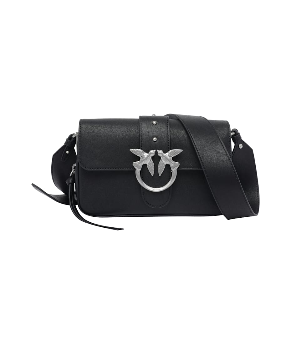 Pinko Mini Love One Slouchy Crossbody Bag | italist, ALWAYS Pinko Mini Love One Slouchy Crossbody Bag | italist, ALWAYS