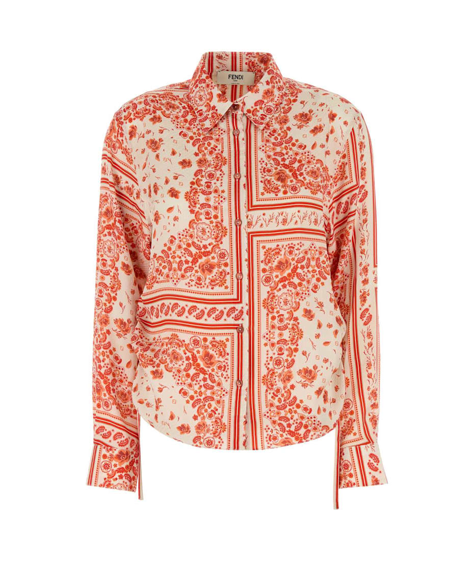 Fendi Printed Silk Shirt | italist