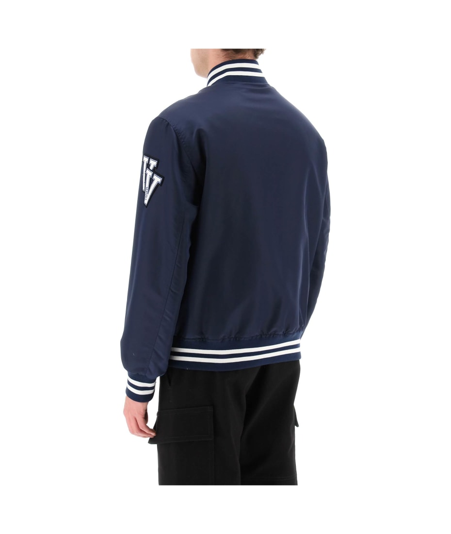 2022SS / VERSACE varsity jacket スタジャン Versace Varsity Bomber Jacket | italist