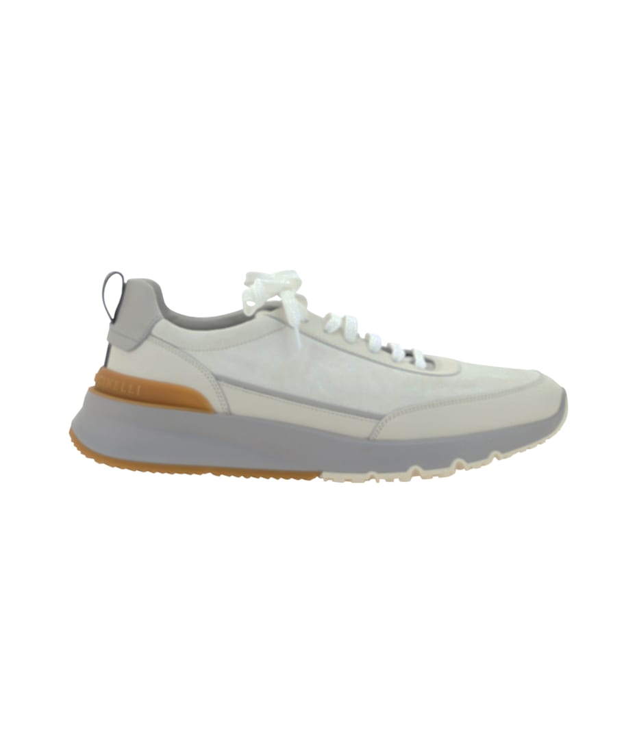 スニーカー BRUNELLO CUCINELLI LEATHER SNEAKERS Brunello Cucinelli Grained Calfskin Sneakers | Sneakers