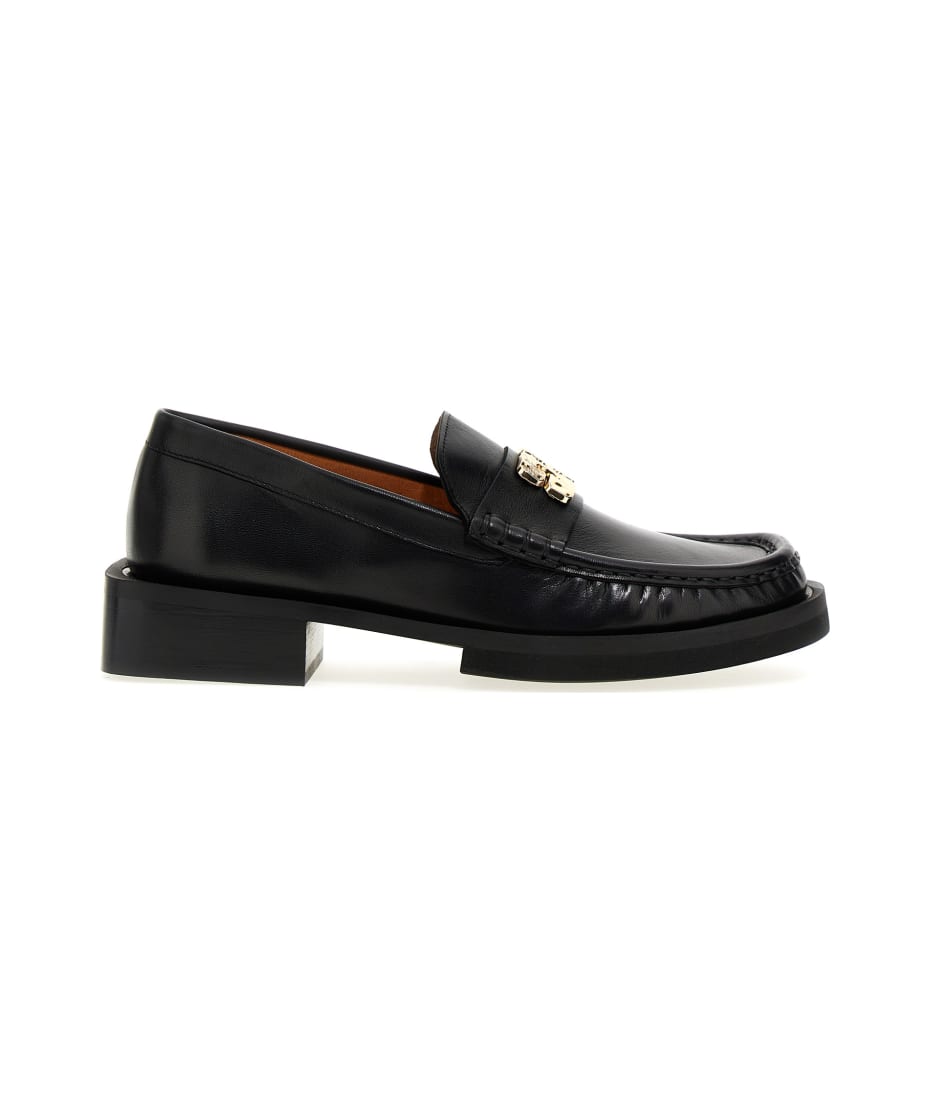 Ganni Logo Loafers | italist