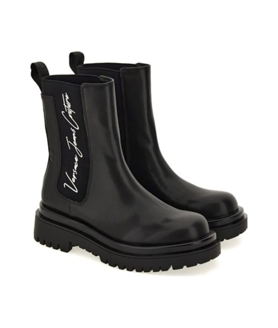 【VERSACE JEANS】CoutureAnkleBoots With 85Mm Heel And Iconic Versace Jeans Couture Ankle Boots | italist