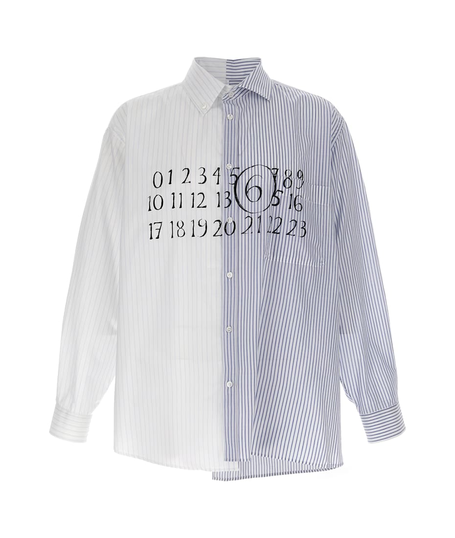 MM6 MAISON MARGIELA Numeric signatureTシャツ MM6 Maison Margiela 'numeric Signature Mm6' Asymmetric Shirt