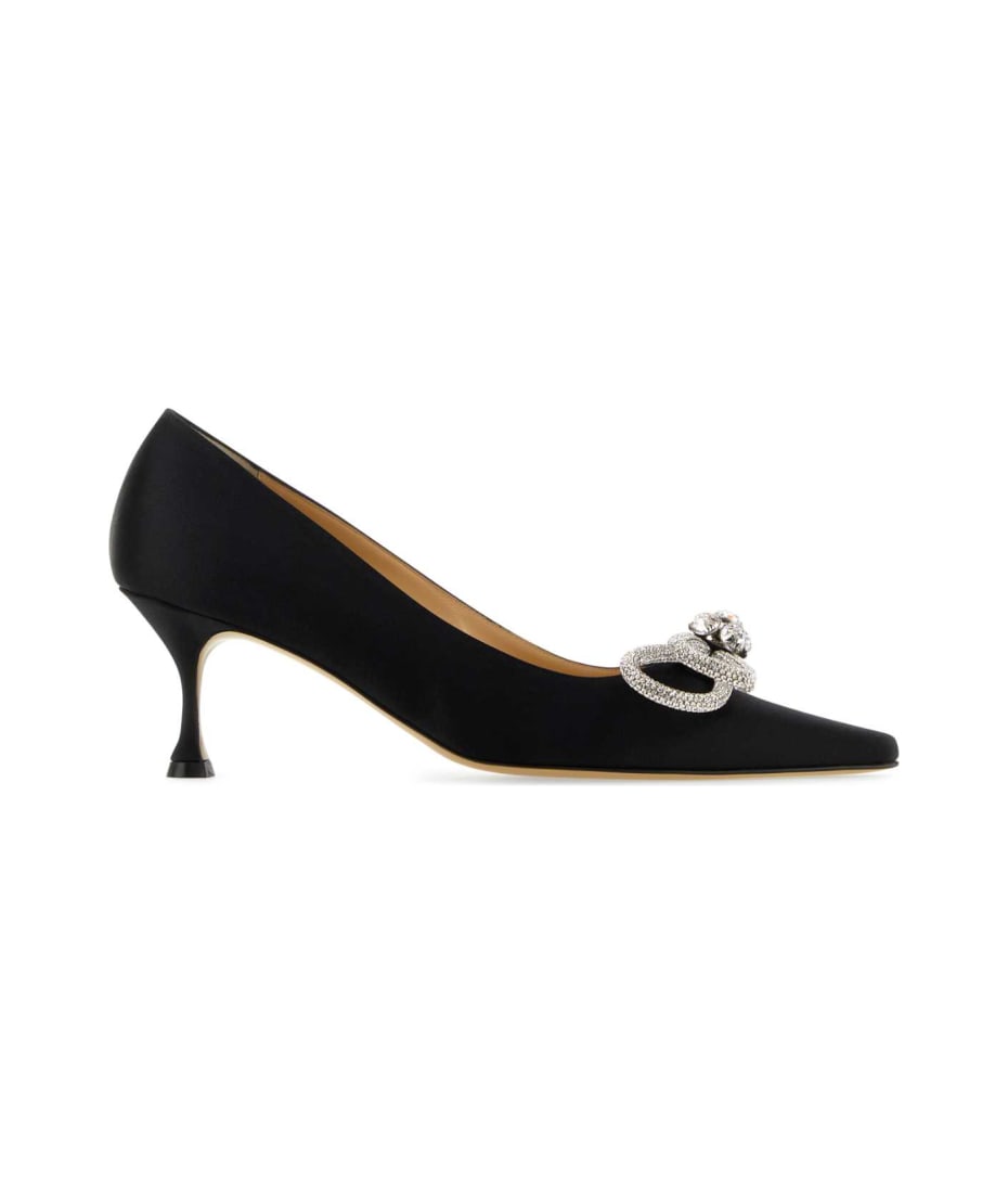 パンプス MACH & MACH Black satin pumps (PF23S0230CRP60065 BLACK) Mach & Mach Black Satin Pumps | italist