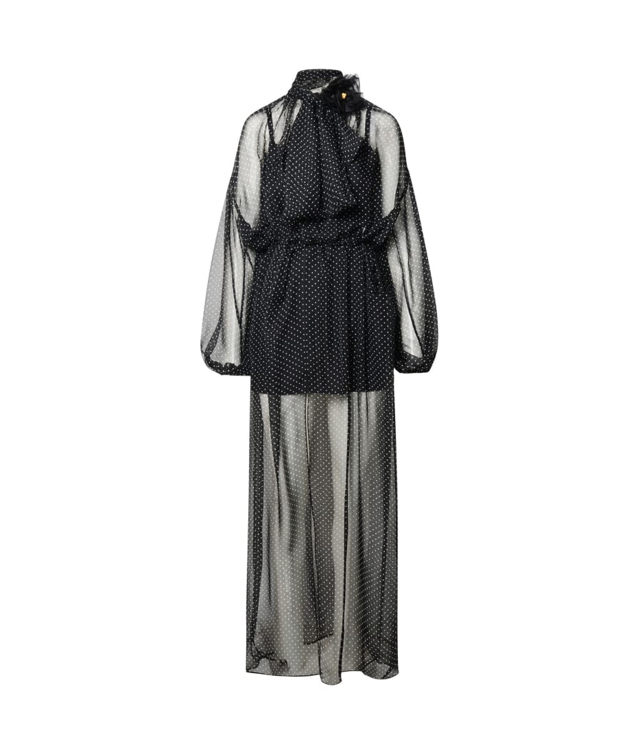 Dolce & Gabbana Black Silk Dress | italist Dolce & Gabbana Black Silk Dress | italist