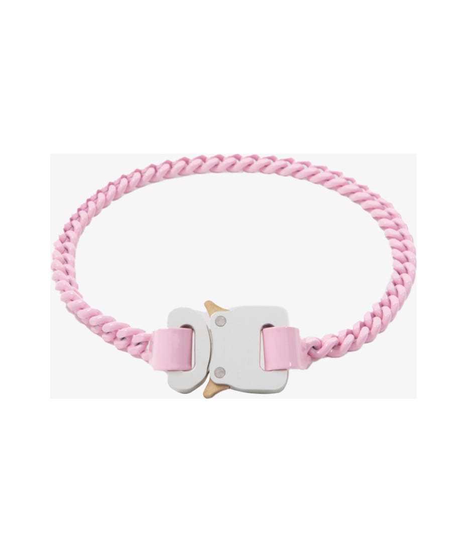 1017 ALYX 9SM Pink Chainlink Buckle Necklace | italist, ALWAYS