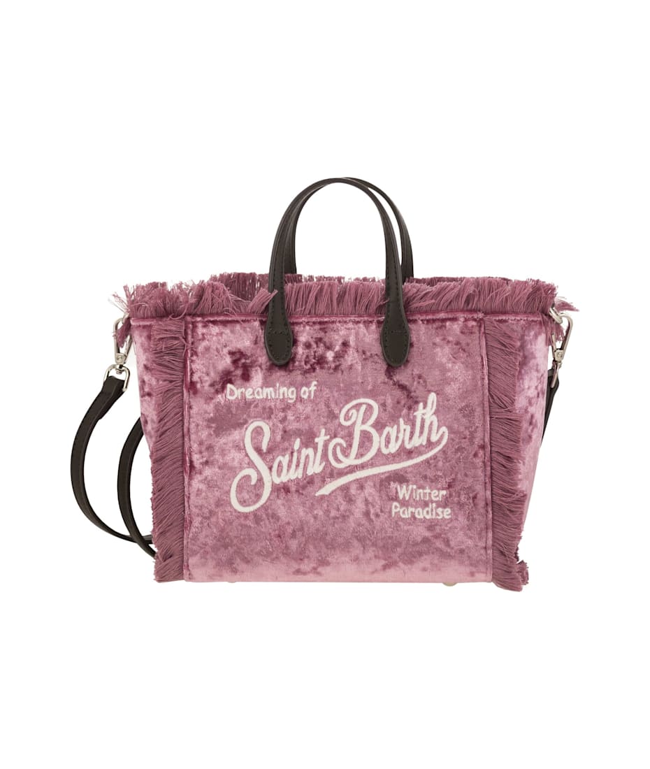 ハンドバッグ MC2 Saint Barth VANI022_01182H Handbags Hand bag Vanity cotton handbag with maxi logo print MC2 SAINT BARTH