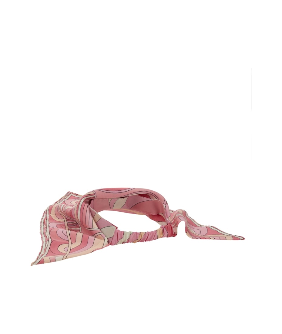 ハット Pucci Silk Visor With Draped Scarf ed9a7ec469af558f5c2493d451d270