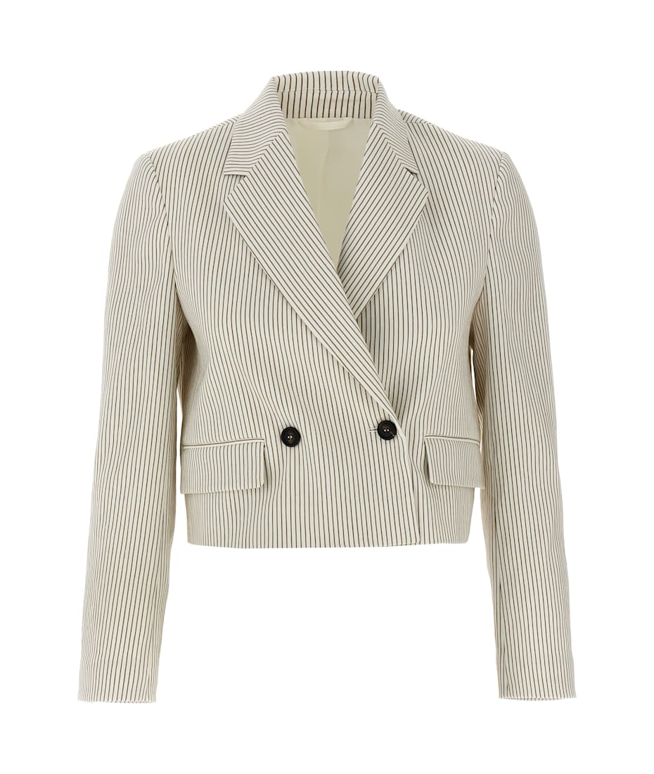 ジャケット BRUNELLO CUCINELLI Pinstripe blazer Brunello Cucinelli Pinstripe Blazer | italist