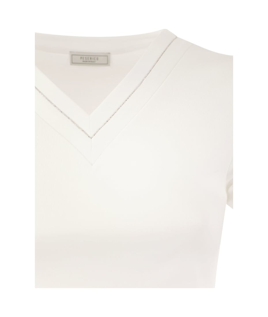 Peserico T-shirt Bianco - A