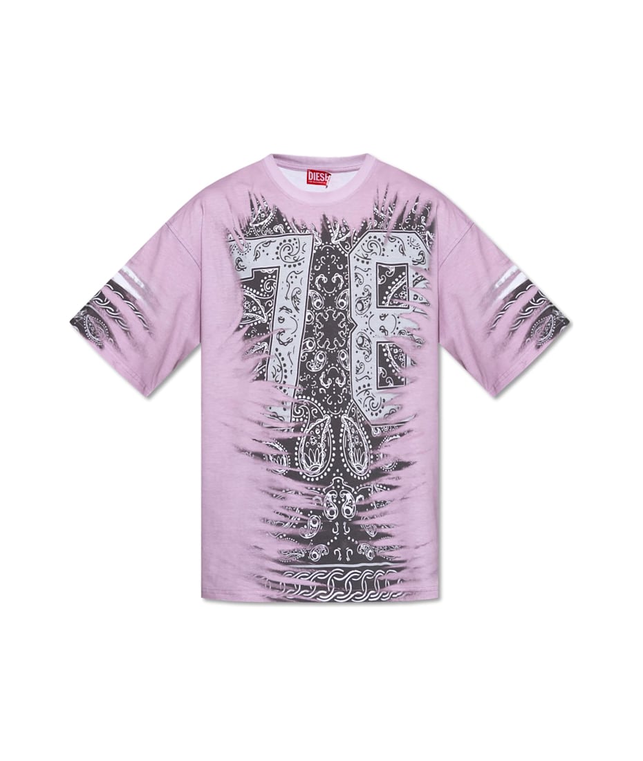 【関税込み】Diesel グレー T-Boxt-78-R1 Tシャツ Diesel T-shirt T-boxt-78-r1 | italist