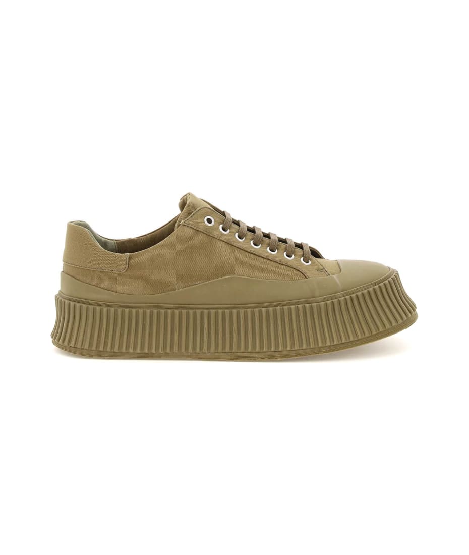 khaki platform sneakers